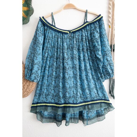 Poupette St Barth Floral Cover Up Tunic Top - Picture 1 of 14